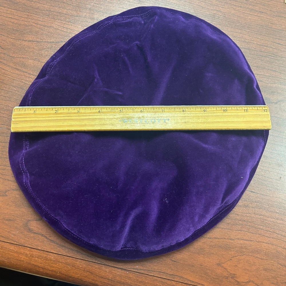 Jaeger Purple Velvet Beret